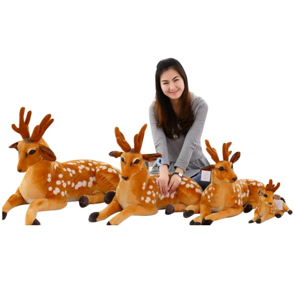 Realistiska mjuka gosedjur Plyschleksak Tiger deer 40CM