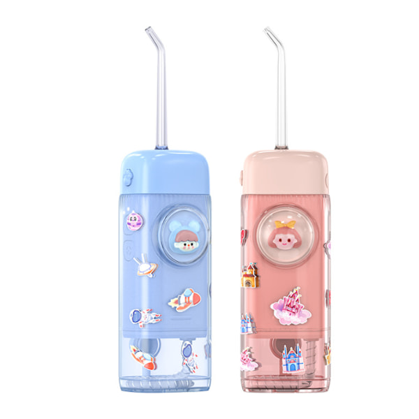 Kid Electric Oral Irrigator Bärbar sladdlös Dental pink