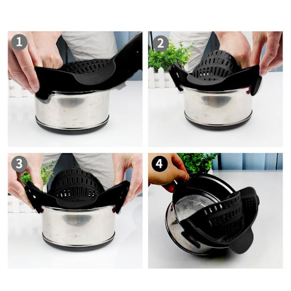 Sila Pot Sil och Pasta Sil grey