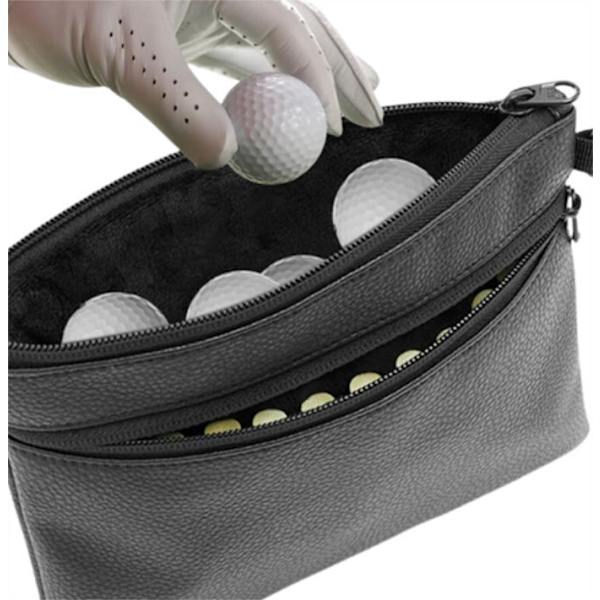 Utomhus golfväska svart bärbar midjepaket Black
