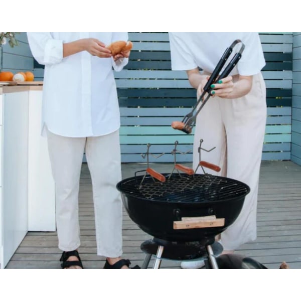 Grillrist i rustfritt stål for pølser og skinke 11*5*6.5in