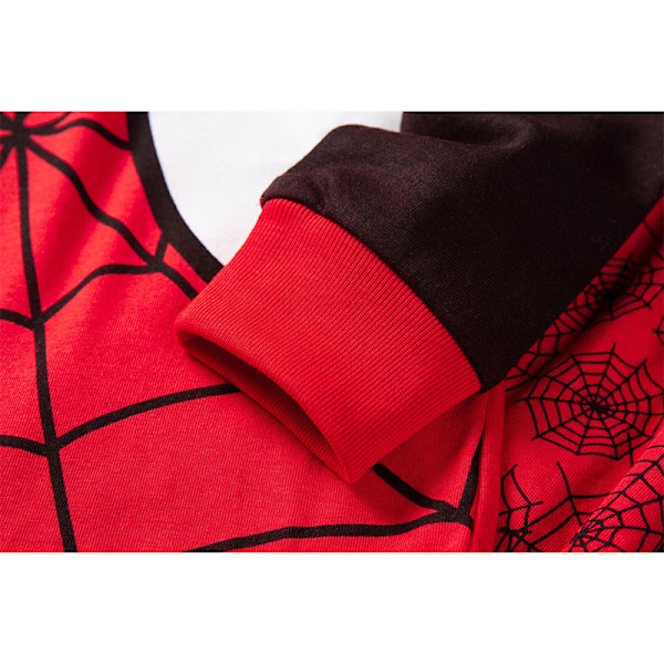Guttekjole med lange ermer Spiderman Pyjamas Sett Q2 95cm