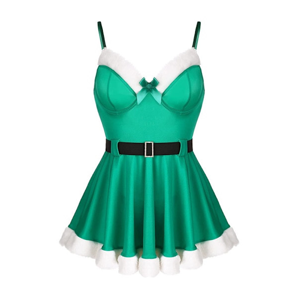 Julunderkläder Sexiga tomteunderkläder Green XL