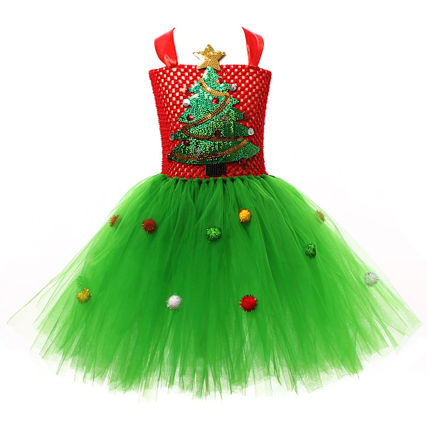 Tutu Dreams Joulupukukostyymi Tytöille Lapsille Viitan kanssa XXL