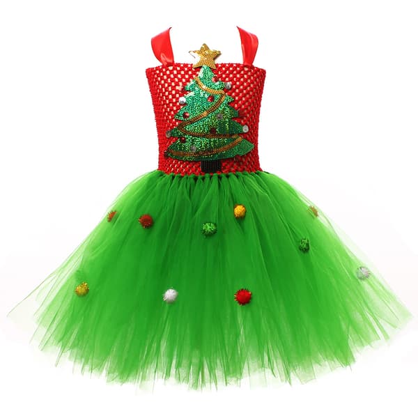 Tutu Dreams Juletræskostume til Piger Børn med Kappe XL