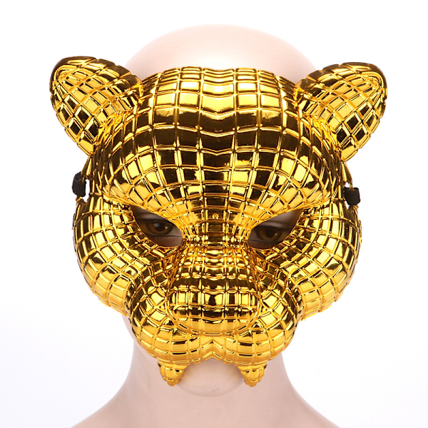 Squid Game Maskerademaske, Halloween Party Dekoration Props Leopard