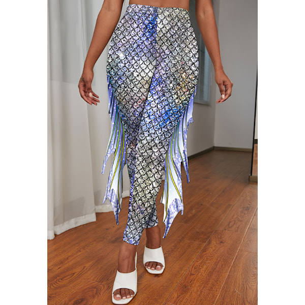 Havfrue Leggings til Kvinder Fiske Skæl Leggings Style 6 M