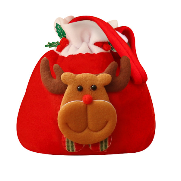 Julklappspåsar, snögubbetomtensäck Style 4