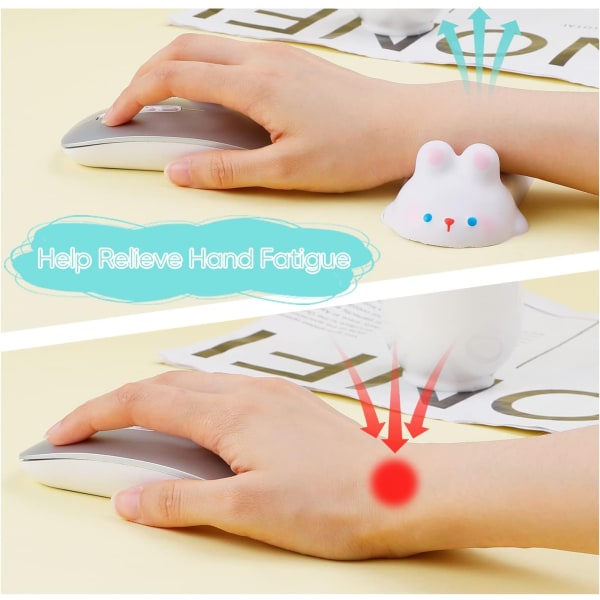 Handledsstöd för mus Söt Mini Cat Mouse handled Rabbit