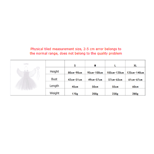 Pige Fairy Angel Vinger Prinsesse Kostume Sæt Med Pandebånd Style 2 L