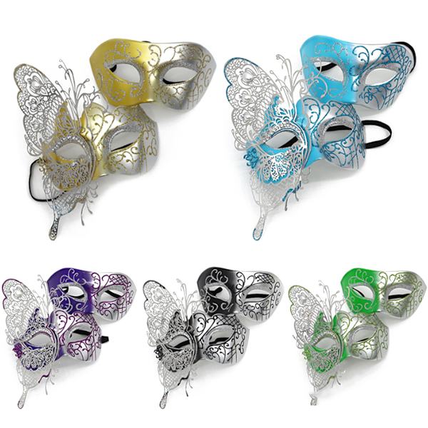 Butterfly Lady Masquerade Halloween Party Mask gold