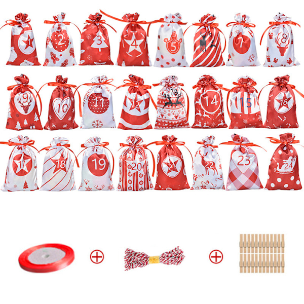 Adventskalender för Fyllning, 24 Adventskalendrar Style5