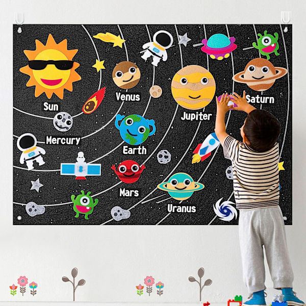 Outer Space Filt Story Board Sæt til Drenge og Piger