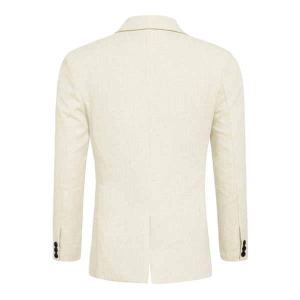 Slim Fit kavaj för män, lätt kostymjacka, 1 knapp Goose yellow L