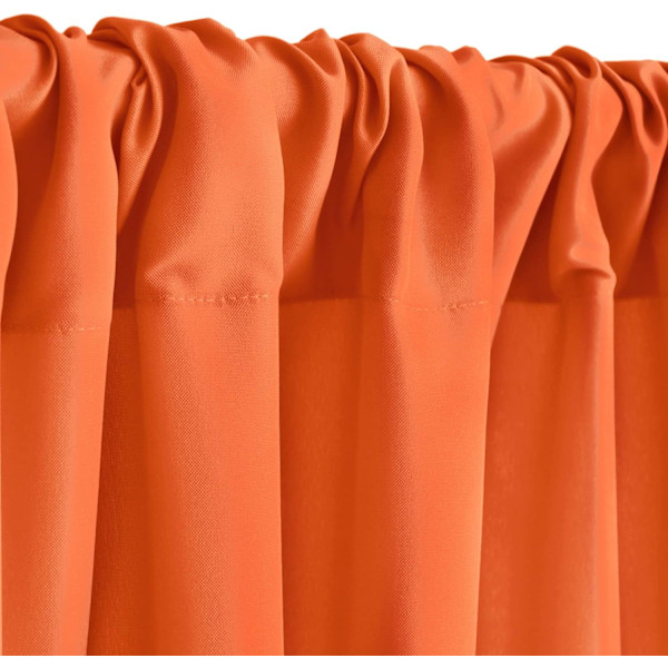 Taustakangasverhot Juhliin ja Valokuvaustaustaksi Orange