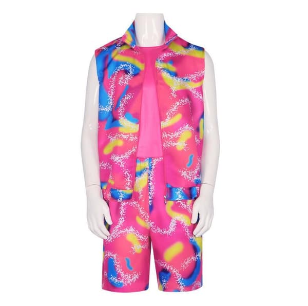 Ken Cosplay kostym set för män 3xl