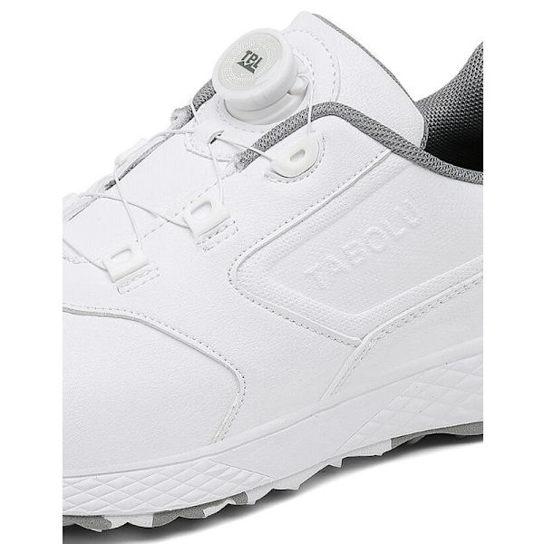 Dame Golf Sko Spikeless Vanntett Golf Sport Sneakers White Grey 44