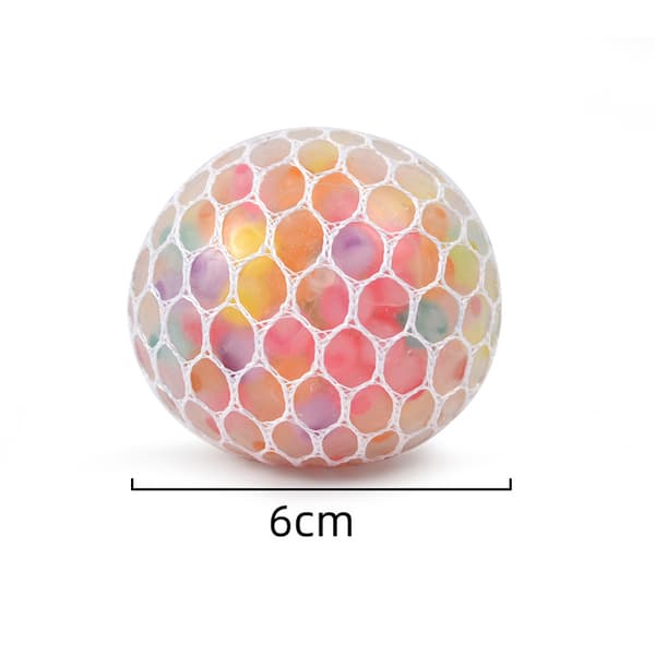 3-pakning Squishy Stressball Klem, Fargesensorisk Leke
