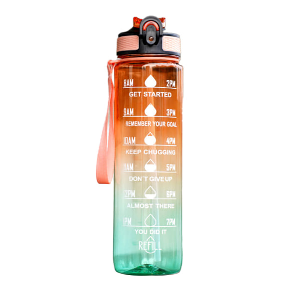 Motiverande vattenflaskor med tidsmarkör, sportvattenflaska EP-26