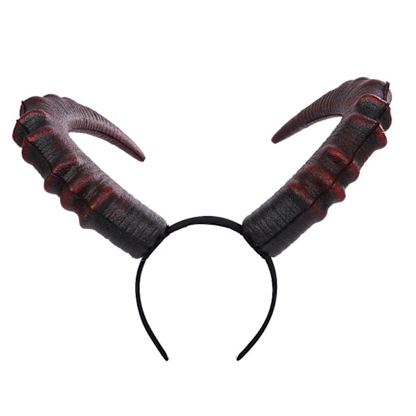 Devils Horn Headpiece Halloween hårbåge Red-Black