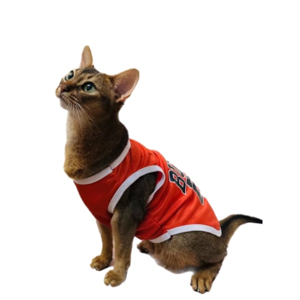 Hundkläder Basket Mesh Andningsbar T-shirt red M