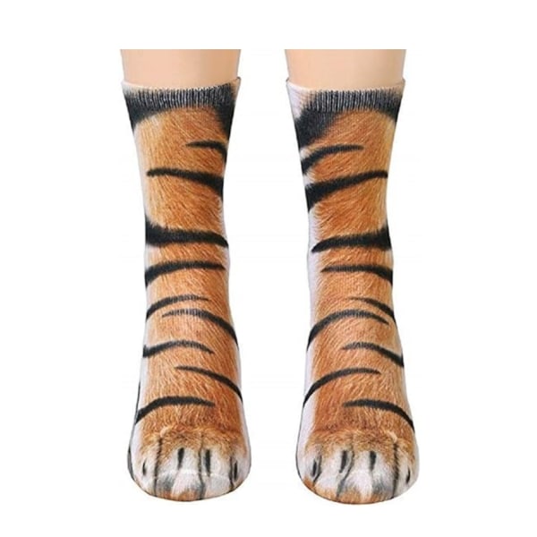 Animal Paws Socks - Roliga 3D Animal Socks Tiger