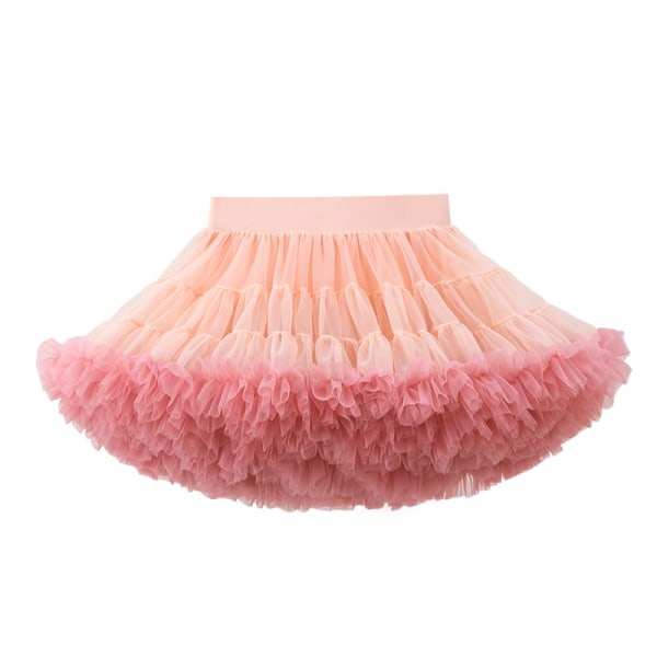 Söt flicka Kid Tulle Princess Tutu Kjol Dansfest Pink S