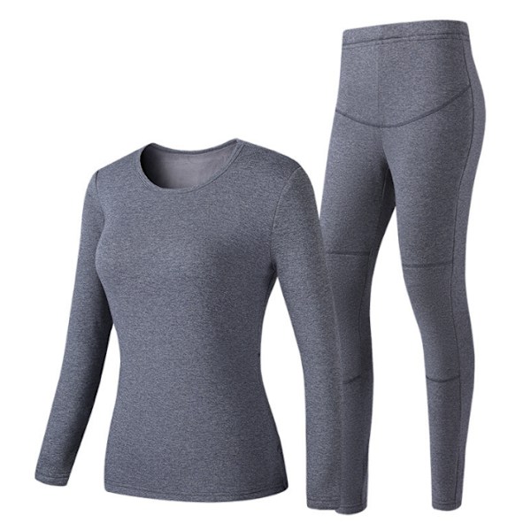 Thermal Dam Ultra-mjuk set topp och botten grey M