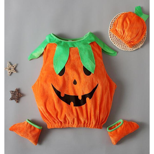 Halloween-kostyme for barn - Gresskar 110CM