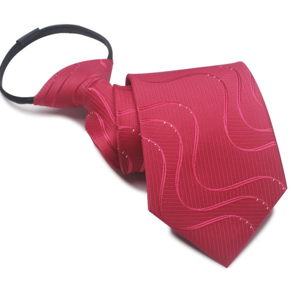 Klassisk silkesslips för män vävd JACQUARD-halsslips B2