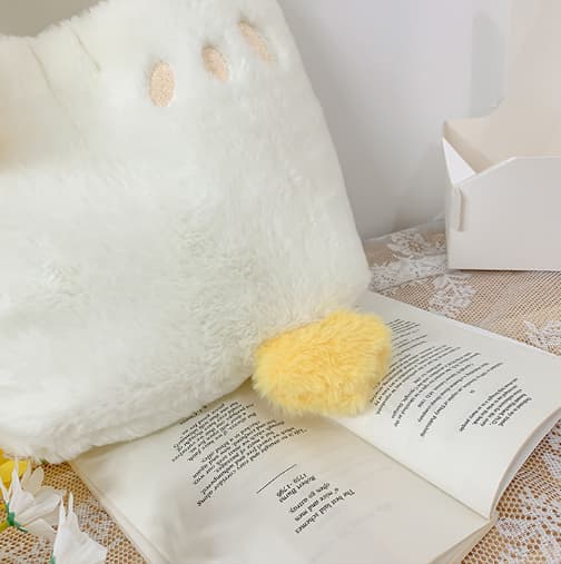 Söt Plush Gåspåse för Kvinnor Rolig Nyhet Gåspung Handväska
