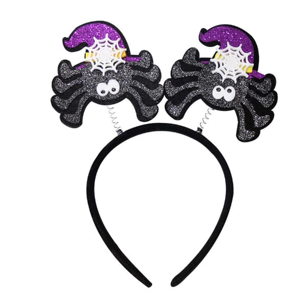 Halloween Pumpkin Eyeballs Spider Bat Pannband black