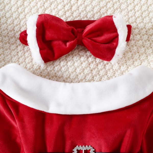 Baby Girl Christmas Dress Set 90cm