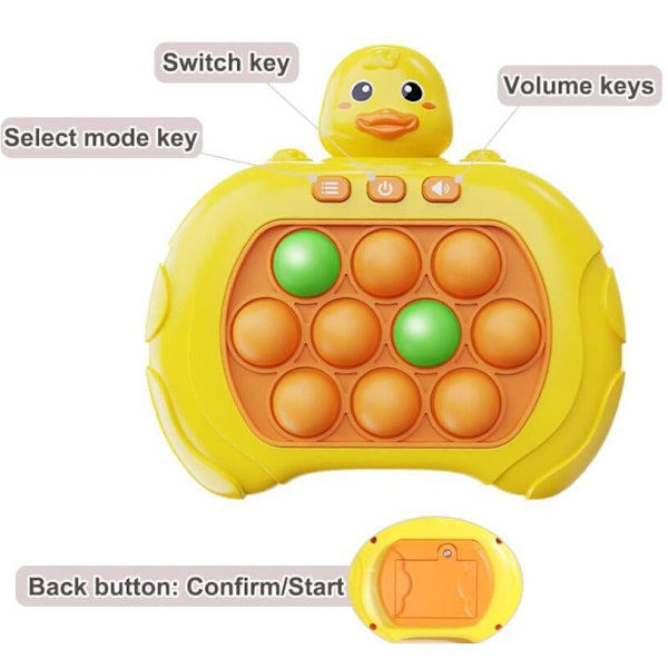 Push Play-leksaker, Push Play- stress relief Yellow