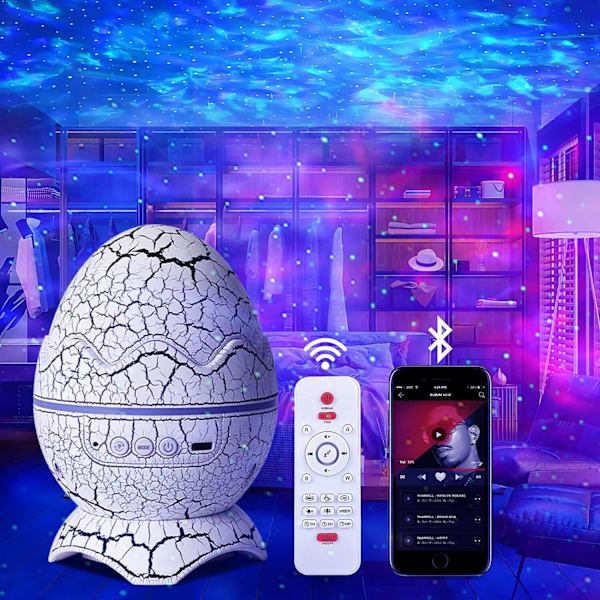 Dinosaur Egg Galaxy Stjernehimmel Projektor D