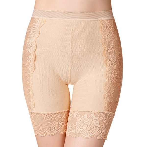 Slipshorts för under klänningar, dam, anti-skav underkläder Khaki XL