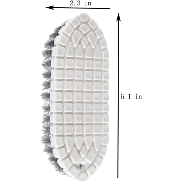 Multifunksjons Skrubbebørste, Håndholdt Skrubbebørste med Stive Børster, 2-pakning
