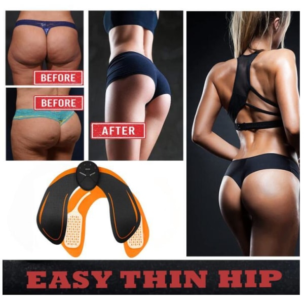 Butt Hips Trainer Bärbar träningsutrustning för fitness pink black