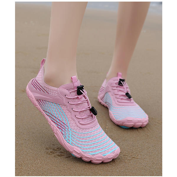 Vannstøvler for menn og kvinner, Aqua-sko, Hurtig tørkende, Barefoot-støvler for stranden pink 38