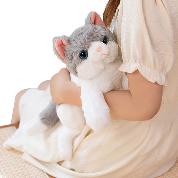 Plush-eläin Kissa, Pentu 19 tuumaa Grey