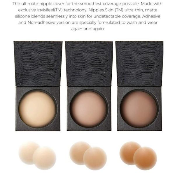 Återanvändbara Lätta Silikonbröstvårtsskydd Med Fodral Dark Skin Tone 10CM