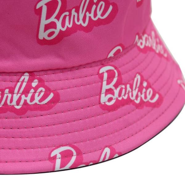 Pink Trykt Fiskerhat Solhat Style 2