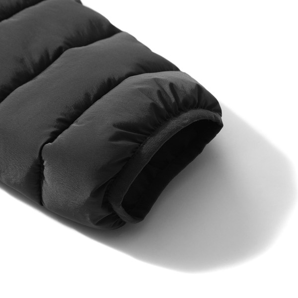 Mænds Pufferjakke Langærmet Vandafvisende Let Dunjakke XL