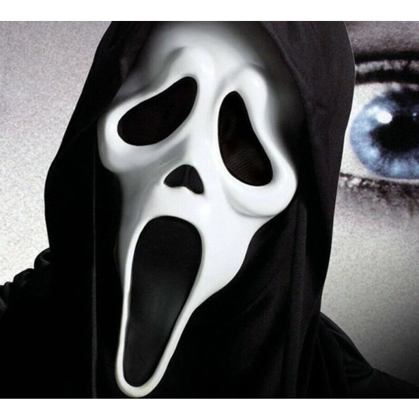 Halloween Scream Mask Skräck Skull Mask Cosplay Style2