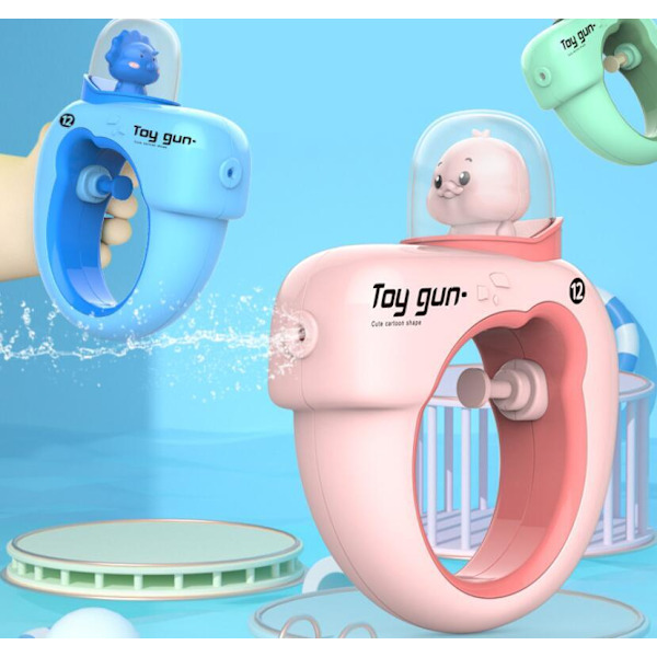 Mini Tryk & Loop Vandpistol Til Børn Blue