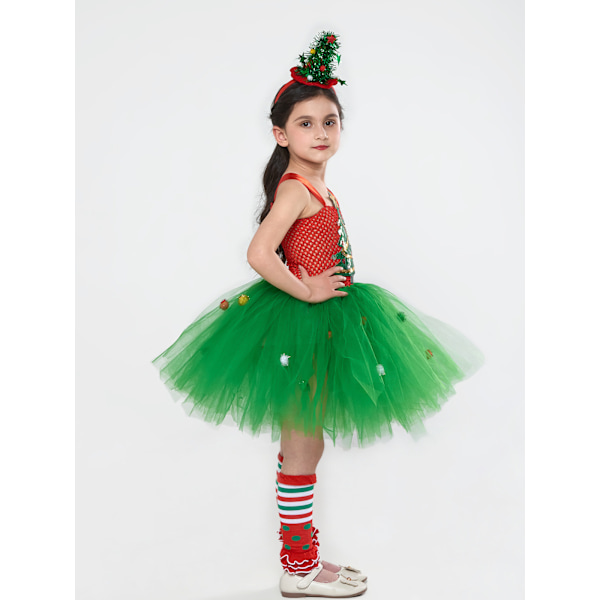 Tutu Dreams Joulupukukostyymi Tytöille Lapsille Viitan kanssa M
