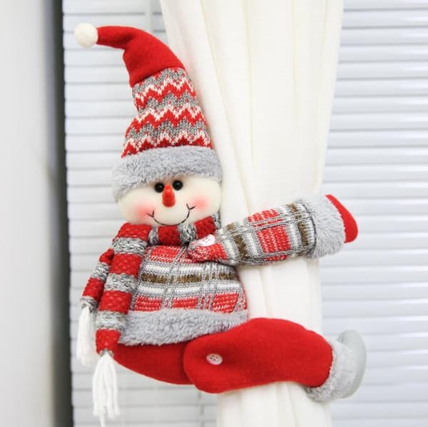 Jultomte-docka Gardinkrokar Snowman