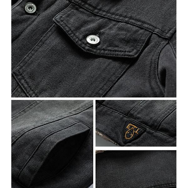 Herr Sherpafodrad Truckerjacka Black XL