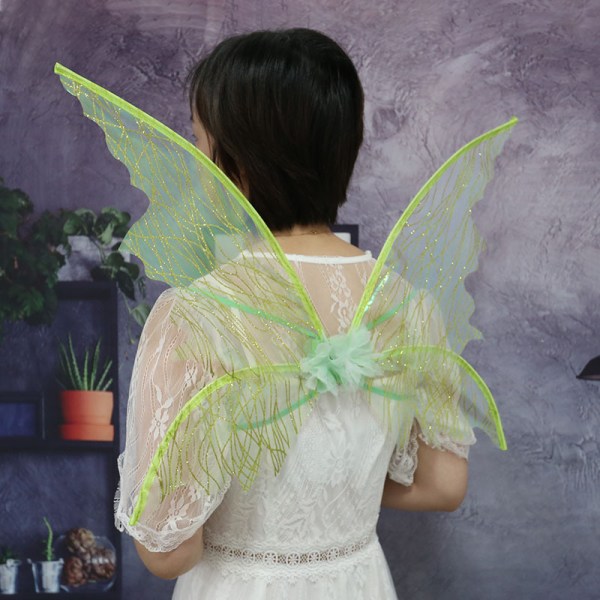 Butterfly Fairy Halloween Kostym Änglavingar 62*43CM black