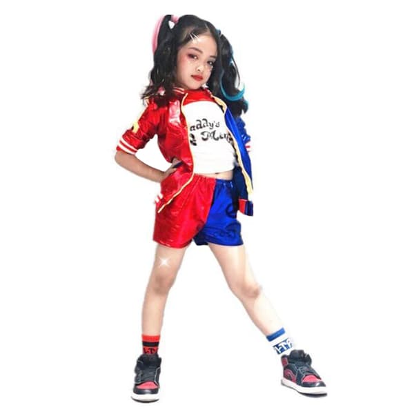 Flickor Clown Cosplay kostym Halloween Party M